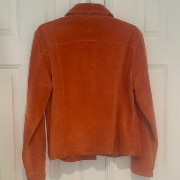 Live a Little Orange Suede Jacket – MEDIUM - Picture 6 of 7